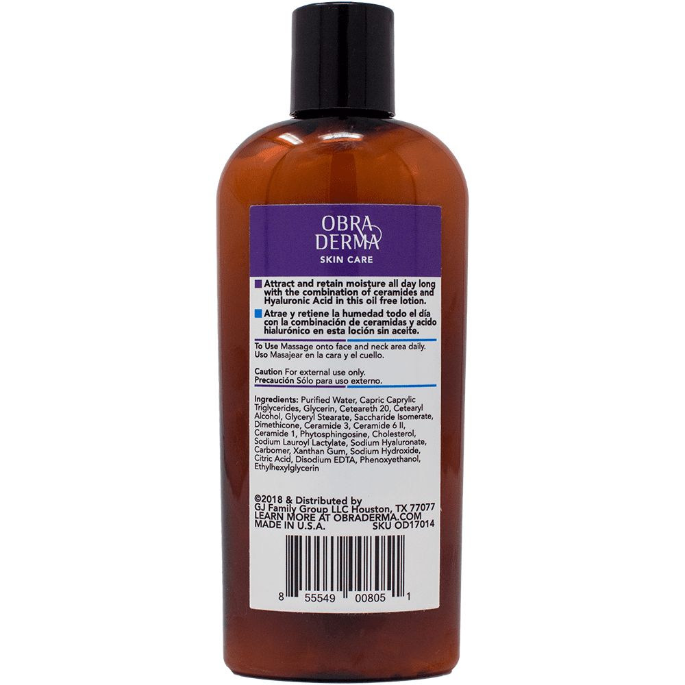 Obra Derma Skin Care Nourishing Care Moisturizer 8oz