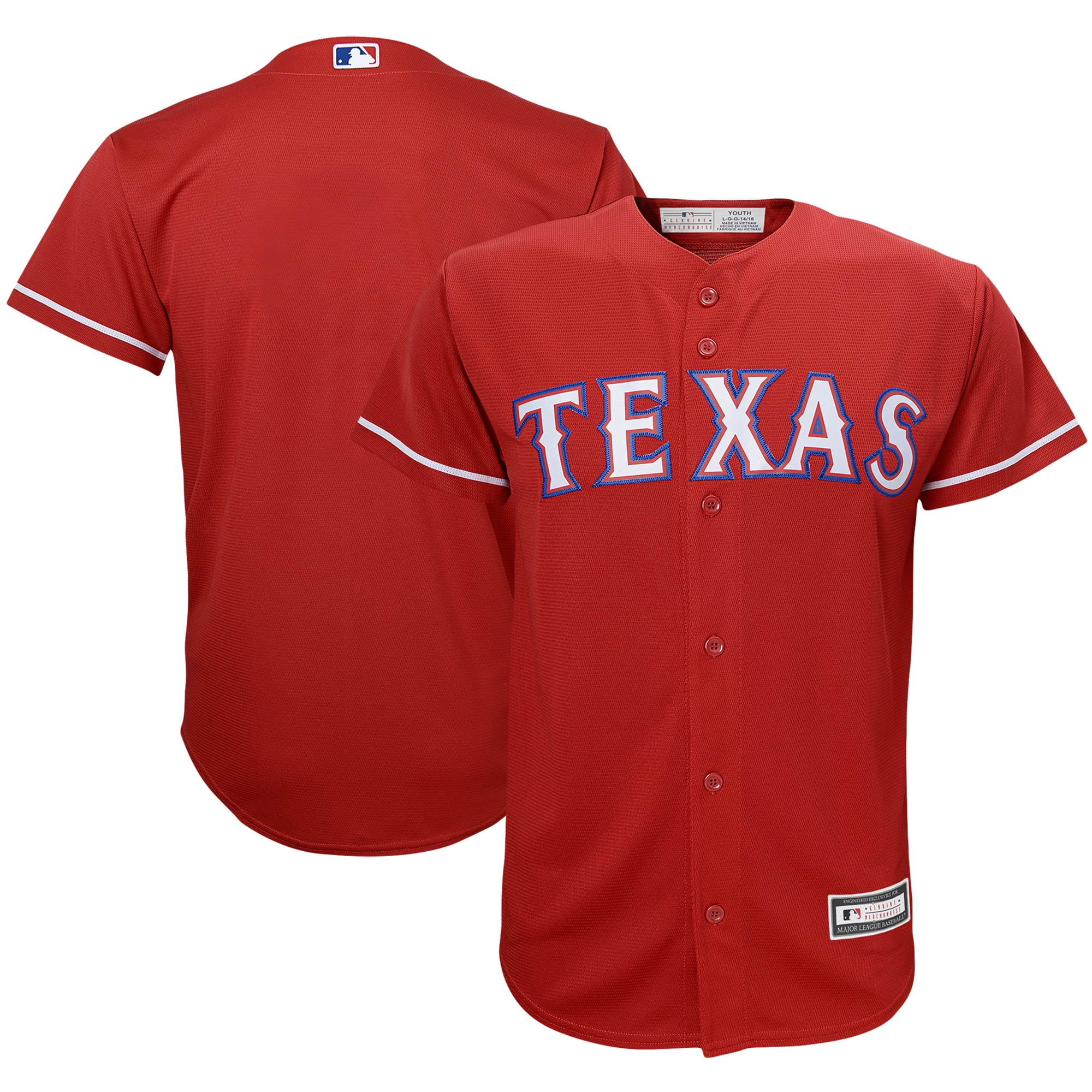 texas rangers youth jersey