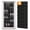 Black, variant on NTGFU 35 Pockets Black Over The Door Shoe Organizer, Hanging Shoe Organizer for Door with 35 Mesh Pockets Large Capacity Shoe Hanging Storage Bag with 4 Metal Hooks