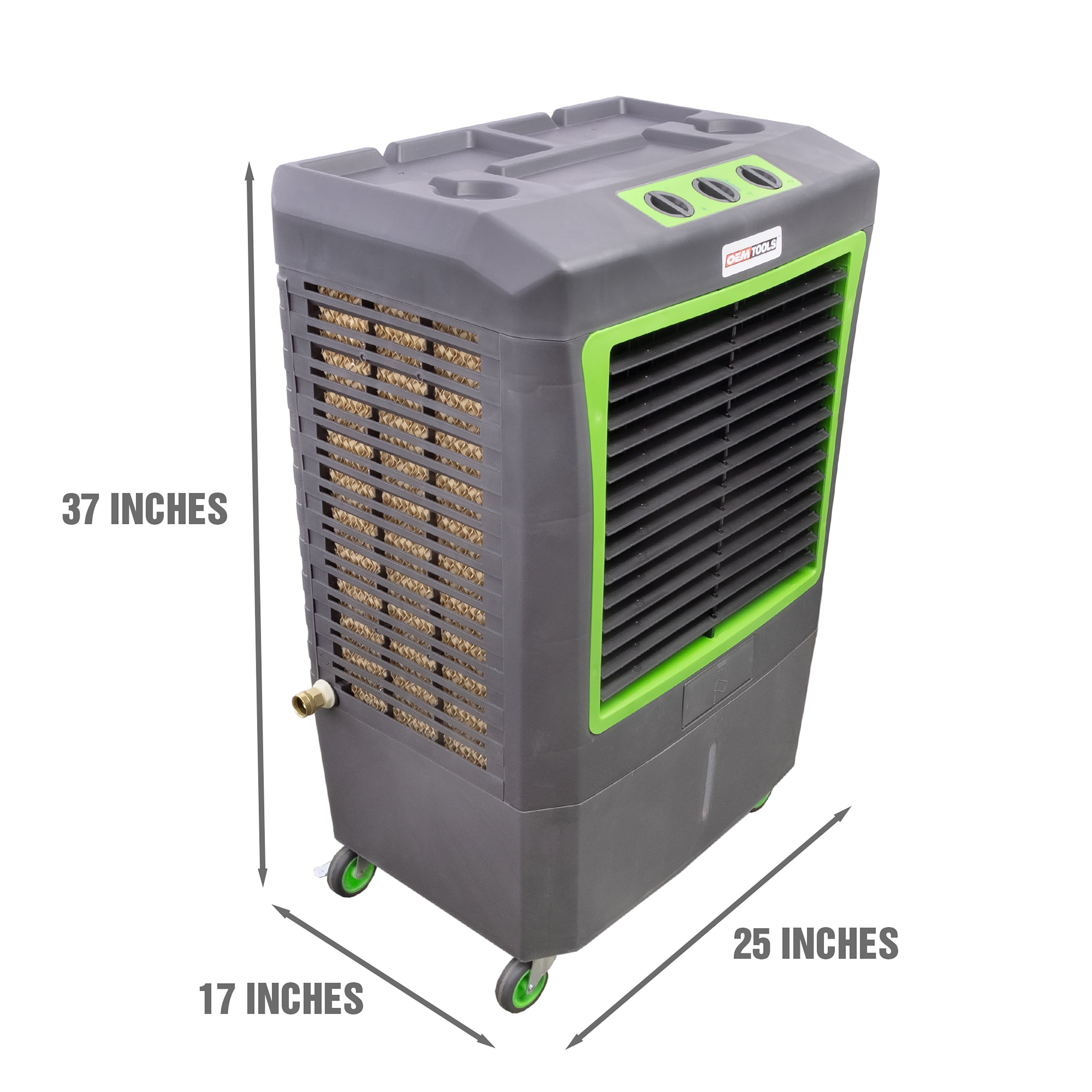 OEMTools 23968 3-Speed Evaporative, Cools up to 950 Square feet, 3100 CFM