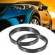 thumbnail image 2 of 71,5mm a 63,5mm Universal Coche Cubos Centrados Anillos Negro - 4uds, 2 of 6