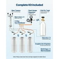 thumbnail image 4 of VEVOR Kégarateur de Bière avec Réservoir de CO2 Distributeur de Bière à Triple Pression 160 L Réfrigérateur, 4 of 9