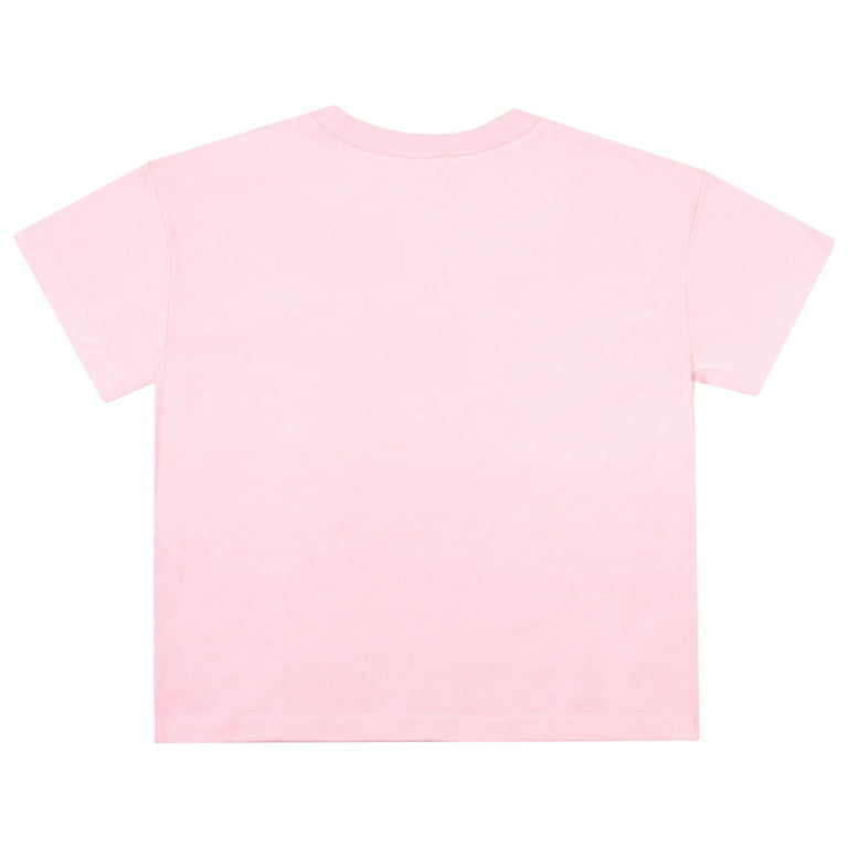 Barbie Silhouette Logo Fashion Girls Rhinestone Short Sleeve