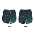 thumbnail image 3 of Daiia Farm Dog Duck Moonlight Pattern Women's 2 in 1 Running Shorts - Lightweight Athletic Workout Gym Yoga Shorts Liner with Phone Pockets-Large, 3 of 7