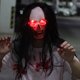 thumbnail image 2 of Ojos Brillantes De Halloween, Espeluznante Cabeza De Diablo Ensangrentada, Disfraz De Halloween, Fiesta De Disfraces, Diablo, Cara Espeluznante, Ojos Brillantes, Cabeza Ensangrentada, Escape Room, A, 2 of 5