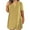 Yellow summer dresses, variant on SEMPAI Summer Dresses Womens Dresses Summer 2025 Short Sleeve V-Neck Solid Mid-Length Summerdresses Stylish for Holiday Women's Plus Dresses