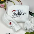 thumbnail image 3 of Embroidered Santa Sweatshirt, 3 of 3