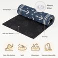 thumbnail image 6 of Area Rugs 5'x7', Navy Blue Anchor Carpet Runner Indoor Outdoor Rugs Home Decor Aesthetic, Nautical Summer Beach Coastal Non Slip Mats Washable Accent Rug for Living Room Bedroom, 6 of 8