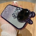 thumbnail image 1 of Funda de teléfono con soporte de cámara de astronauta brillante para iPhone 14, 13, 12, 11 Pro Max, XR, 14 Plus, soporte de lente Invisible, cubierta suave chapada Fivean unisex, 1 of 2