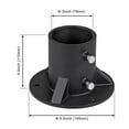 thumbnail image 1 of GLFILL Sturdy Steel Chain Link Fence Post Base for Multiple Applications- Easy 78MM, 1 of 6