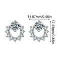 thumbnail image 4 of Xihbxyly Pendientes de Girasol, Elegantes Pendientes de Plata, Diseño Ligero y Cómodo, Estilo Minimalista Versátil, Ideal para Ocasiones Informales y Formales, El Regalo Perfecto para Tus Seres Queri, 4 of 7