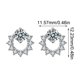 thumbnail image 3 of Pendientes para Mujer, Regalos para Mujer Pendientes Girasol Cuatro Garras Pendientes Un pendiente, 3 of 5