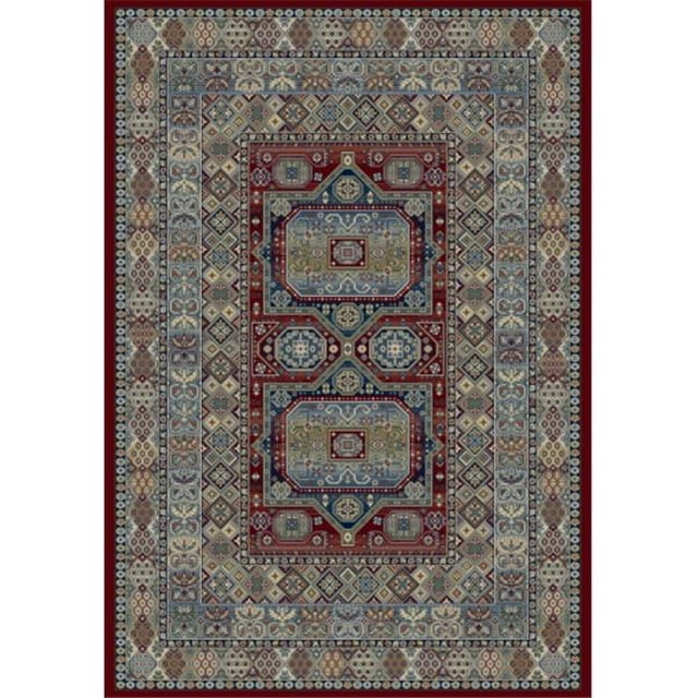 Dynamic Rugs Tapis de Jardin Anciens AN24571471454&44; Rouge - 2 x 3,11 Po.
