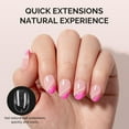 thumbnail image 2 of MelodySusie Short Oval Round Nail Tips, 300Pcs Clear Acrylic, Half Matte Full Cover Press on Nails for DIY Extension & Salon Use, 15 Sizes Pre-Shaped for Long-Lasting Manicure, 2 of 7