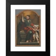 thumbnail image 2 of Jan Fignowski 11x14 Black Modern Framed Museum Art Print Titled - Saint Matthew, 2 of 5