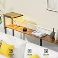 thumbnail image 5 of HLDIRECT 71 inch Console Table with Storage, Narrow Entryway Table with Outlet, Sofa Table with LED Light for Living Room, Hallway Table, 5 of 8