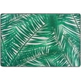 thumbnail image 4 of SKYSONIC 72x48in Green Tropical Leaves Area Rug, Summer Green Frond Non-Slip Floor Carpet for Indoor Living Dining Room and Bedroom Area, 4 of 7