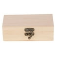 thumbnail image 2 of Caja de joyería de madera sin pintar Cajas s de concha Caja de regalo de baratijas de almacenamiento S Yuyangstore Caja de almacenamiento de joyería de madera, 2 of 8