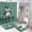 style-414, variant on Personalised Big Dog Doberman 4 Piece Bathroom Rug Set with Shower Curtain with Non-Slip Rugs Toilet Lid Cover And Bath Mat Name & Date - Customized Durable And Waterproof for Bathroom Decor