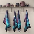 thumbnail image 5 of SKYSONIC Galaxy Wolf Kitchen Towels, 18 x 28 Inch Super Soft and Absorbent Dish Cloths for Washing Dishes, 4 PCS Reusable Multi-Purpose Microfiber Hand Towels for Kitchen, 5 of 7