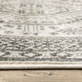 thumbnail image 5 of Avalon Home Gracie Traditional Medallion Area Rug, 5'3" X 7'3", Ivory/ Gray, 5 of 10