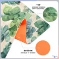 thumbnail image 4 of Ryvnso Green Abstract Succulents Door Mats Outdoor Indoor Entrance Low Profile Floor Rugs 32"x20" Carpet, 4 of 8