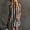 Black, variant on ClodeEU Women's Crew Neck Sleeveless Stripe Mini Dress with Pockets,Casual Summer Swing Dress Black,Women's Plus L