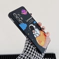 thumbnail image 4 of Compatible with Samsung Galaxy A13 Astronaut Case Women Girls Candy Color Cute Case Camera Lens Full Protection Soft Silicone Case for Samsung Galaxy A13 5g 6.5 inch (Black b), 4 of 9