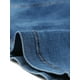 thumbnail image 5 of Faldas midi fluidas de línA con botones de cintualelástipamujer con bolsillo Azul XS, 5 of 5