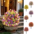 thumbnail image 7 of COM1950s Artificial Flowers with Lights, LED Lighted Eucalyptus Violet Ground Stake Decor, Glowing Faux Plants for Outdoor Garden Yard Patio Home Decoration, 7 of 7