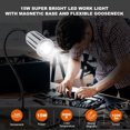 thumbnail image 3 of Magnetic Work Light, US Plug 100-240V Flexible Gooseneck Shop Tool Lamp  for Industrial Lighting, 3 of 7