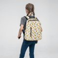 thumbnail image 5 of Xecao Bee and Flowers print Backpack For women men Aesthetic Lightweight Travel Daypack Simple Cute Backpack For Bookbag, 5 of 5