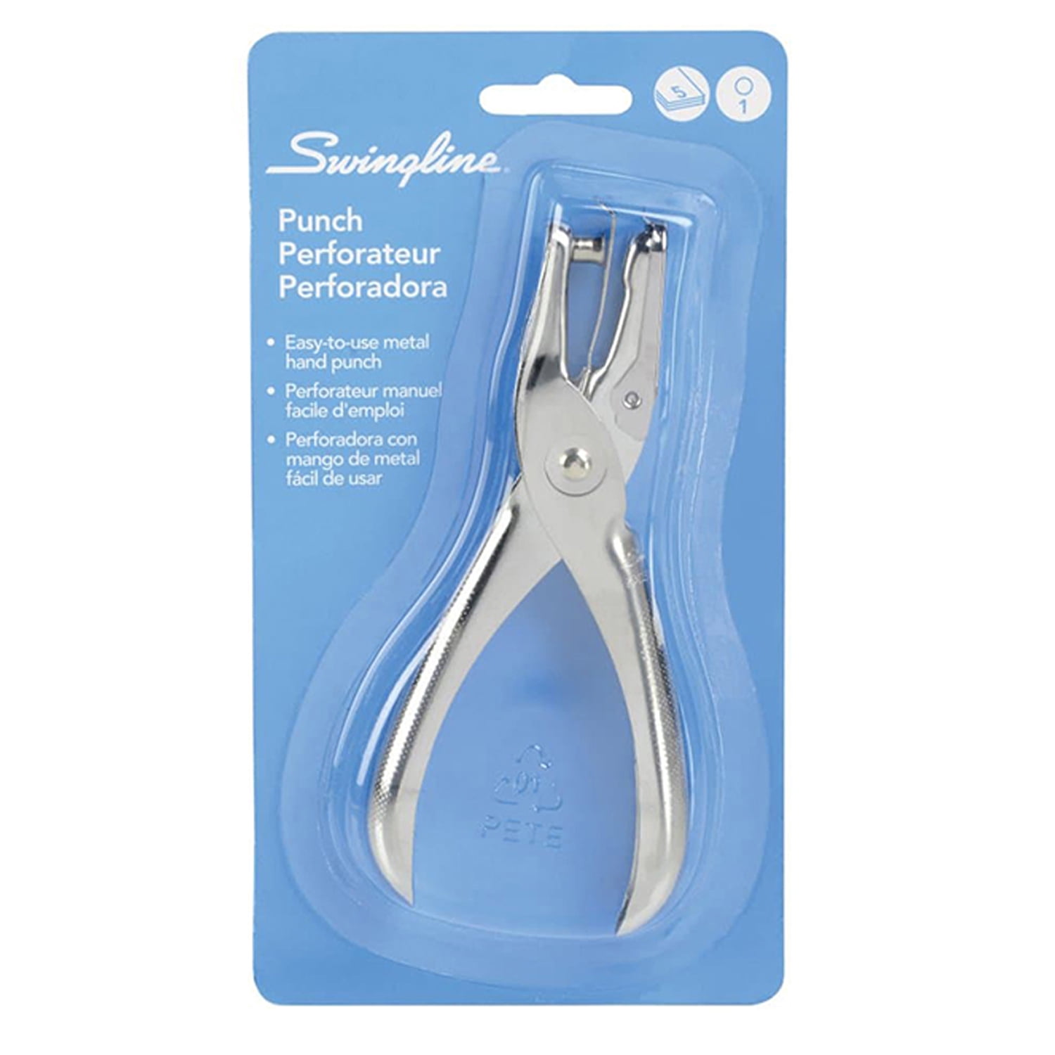 Swingline One Hole Paper Punch, Pack of 5