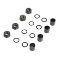 koolsoo 3xSkateboard Truck Axle Washers Spacers Nuts Longboard Rebuild