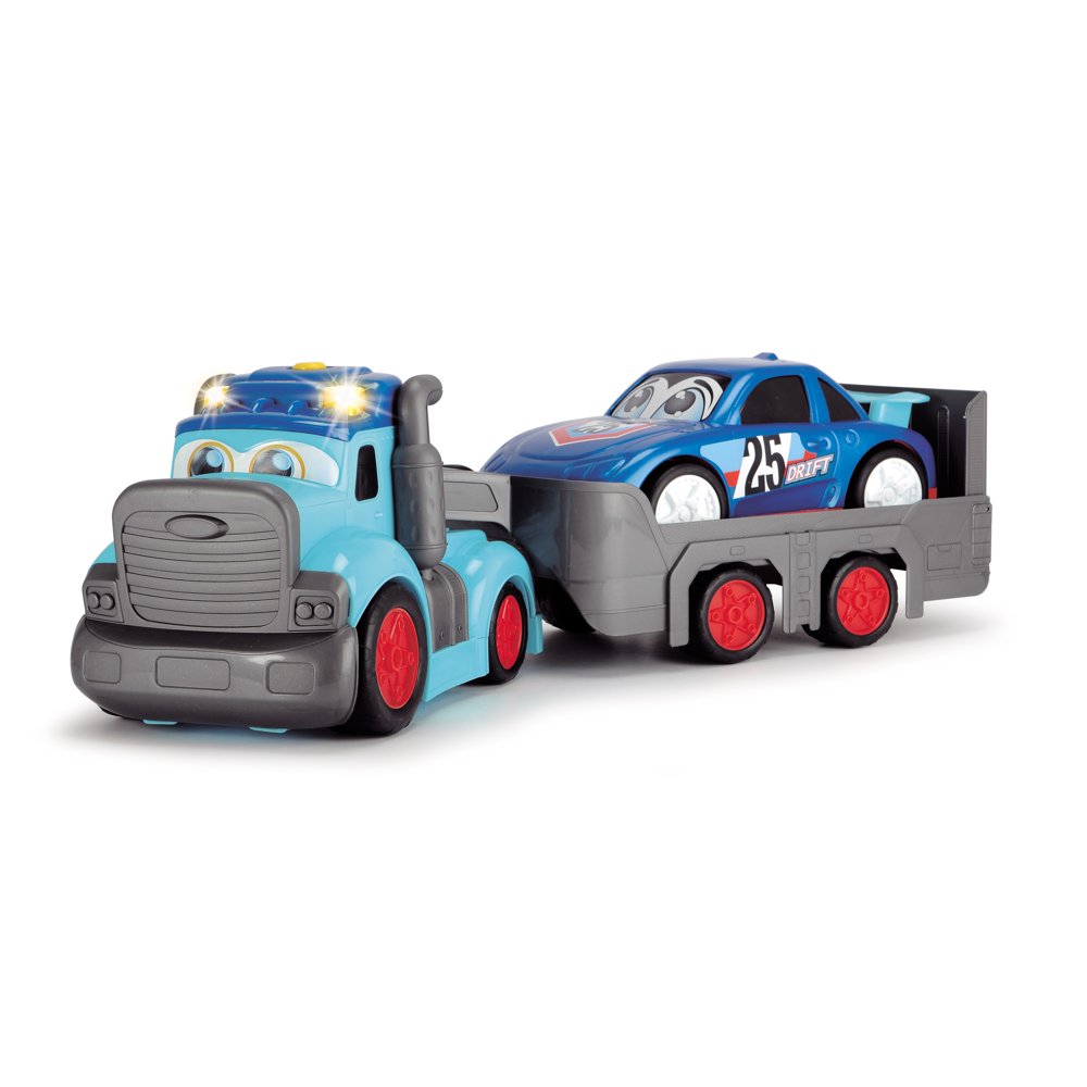 Dickie Toys Happy 25 Inch Truck And Trailer With 1 Car