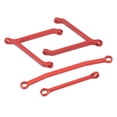 thumbnail image 4 of RC Car Steering Tie Rod, Upgrade Parts Balanced Driving RC Chassis Links Flexible Control  For 1/24 Crawler Black,Red, 4 of 8