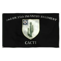 35th Infantry Regiment Flag 3x5Feet Military Banner with 2 Brass Grommets