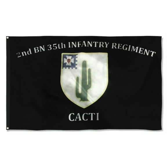 35th Infantry Regiment Flag 3x5Feet Military Banner with 2 Brass Grommets
