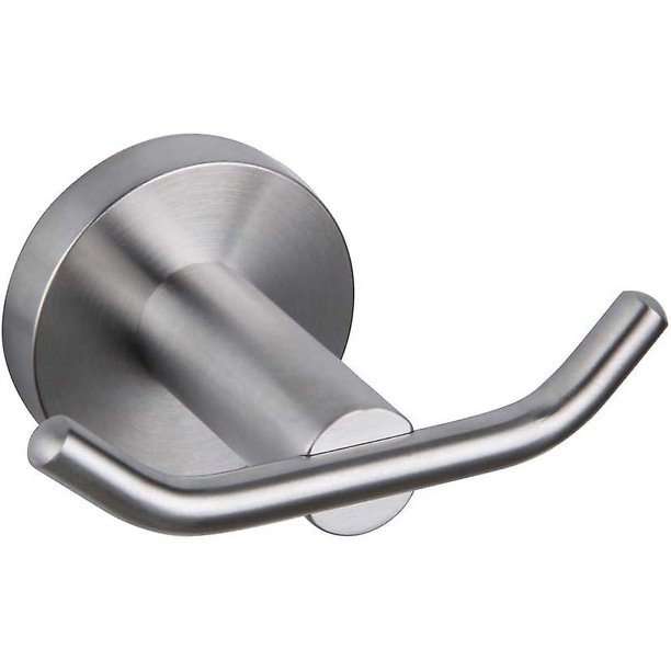 Gancho De Baño Perchero De Acero Inoxidable, Adecuado para Baño Y Cocina Estilo De Hotel Moderno Acabado Cepillado Montado En La Pared