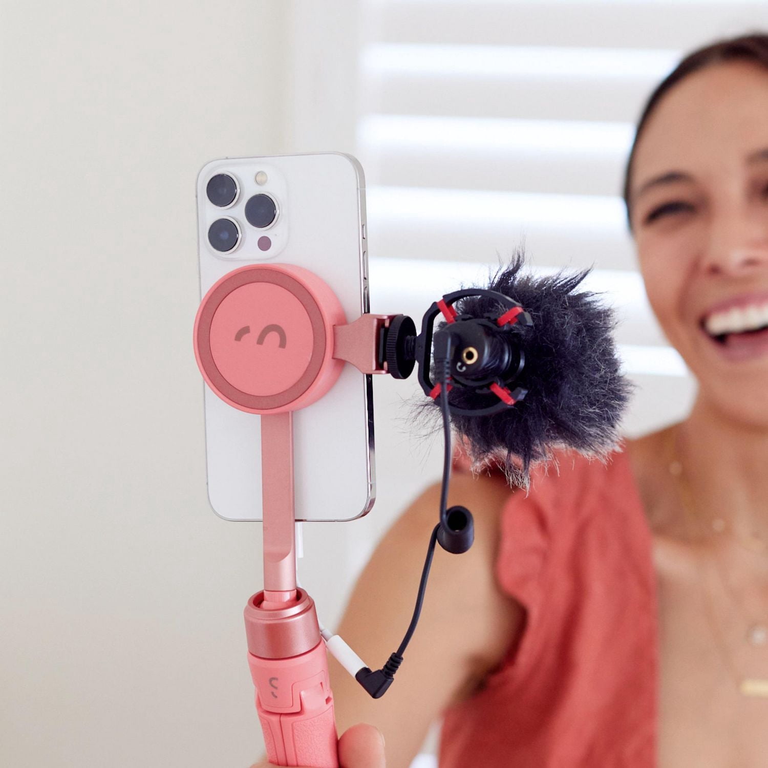 Microphone directionnel ShiftCam ProMic Shotgun pour appareils mobiles - Noir