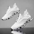 thumbnail image 5 of Men's Fashion Sneakers Breathable Mesh Running Shoes  Non Slip Soft Sole Casual Athletic Walking Shoes, 5 of 12