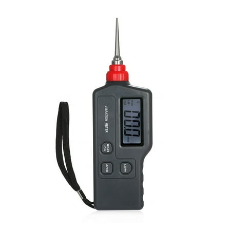 Portable Digital Vibration Meter with LCD Screen Analyzer Tester AC Output Acceleration Velocity Displacement Measurement GS63A