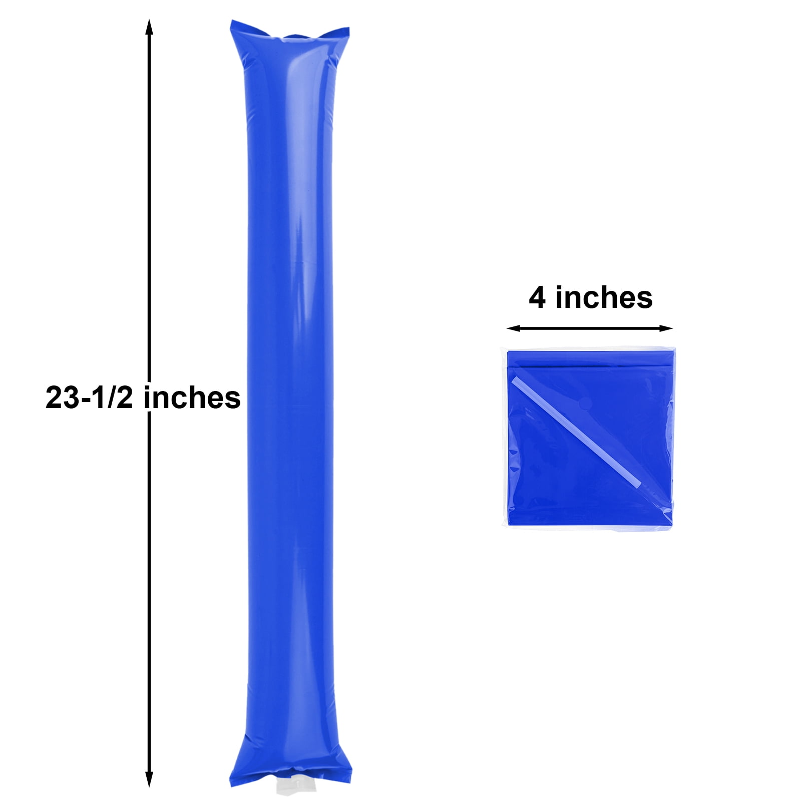 GOGO 100 Stück Thunder Sticks – Aufblasbare Bam-Bam-Stäbe, Noisemaker Für Sport, Partys, Events