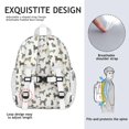 thumbnail image 5 of Cute Animal Dogs Backpack for School,Cute School Bag,Schoolbag with Adjustable Shoulder Straps & Padded Back,15"x11.42"x5.5", 5 of 6