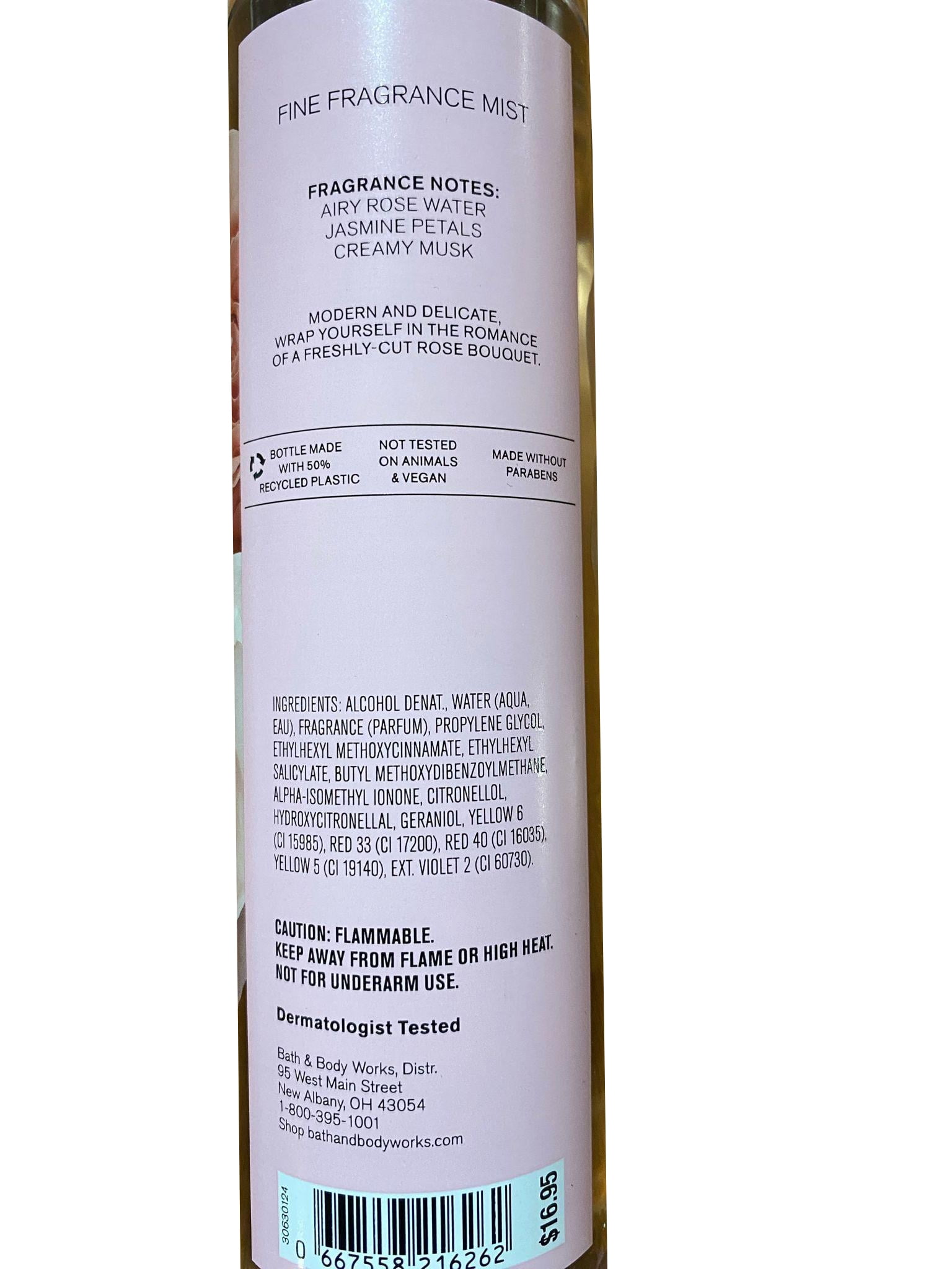 Bath Body Works Rose Fine Fragrance Body Mist Full Philippines