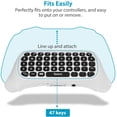 thumbnail image 3 of MoKo Xbox One Mini teclado retroiluminado verde, 2.4G Receptor inalámbrico Chatpad Mensaje Teclado de juego Teclado, con auriculares y conector de audio, para Xbox One / S / Elite / Series X / Series, 3 of 3