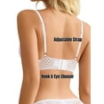 thumbnail image 3 of Sexyfree Lace Bra and Panty Set Sexy Lingerie Hook & Eye Underwear (No Padded）, 3 of 6