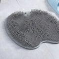 thumbnail image 4 of Mat Foot Massager Scrubber Mat TPR Foldable Hook Foot Scrubber Cleaner Brush With Suction Cup, 4 of 5