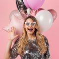 thumbnail image 4 of 10 Pieces Heart Shaped Sunglasses Ladies Fashion Retro Eyeglasses Vintage Heart Shaped Glasses Funky Party Glasses For Women's Bachelorette Party, 4 of 5