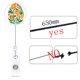 thumbnail image 4 of Style 4 Carrete de insignia de dibujos animados de Pascua con clip multifuncional para enfermera doctora voluntaria, 4 of 5